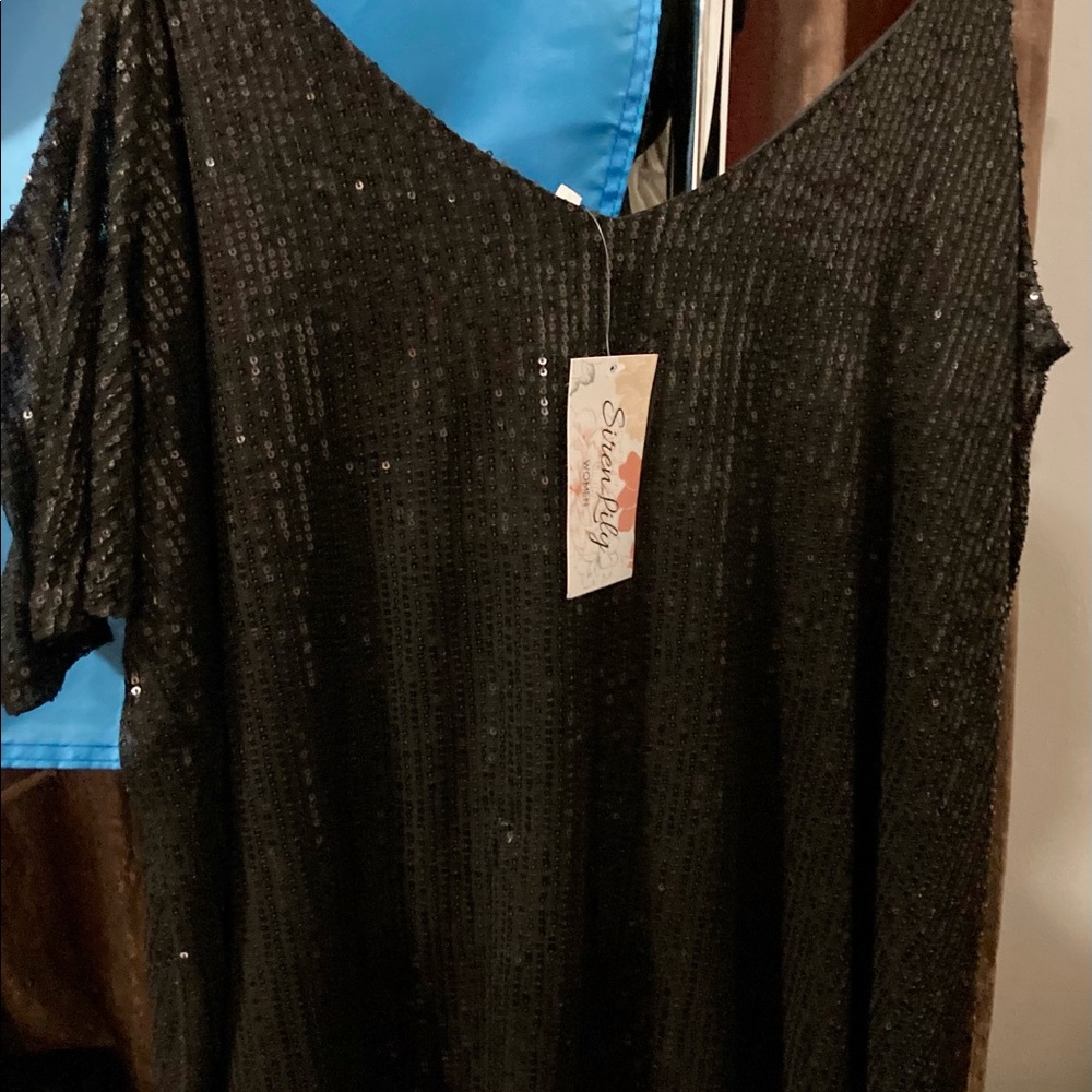 Siren Lily Spaghetti strap blouse. #1106